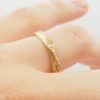 Alliance Or rose et diamants - Charly – Image 3
