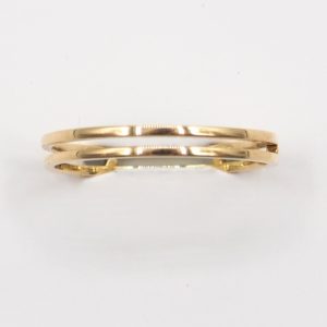 Alliance en or jaune 18 carats - Miroir