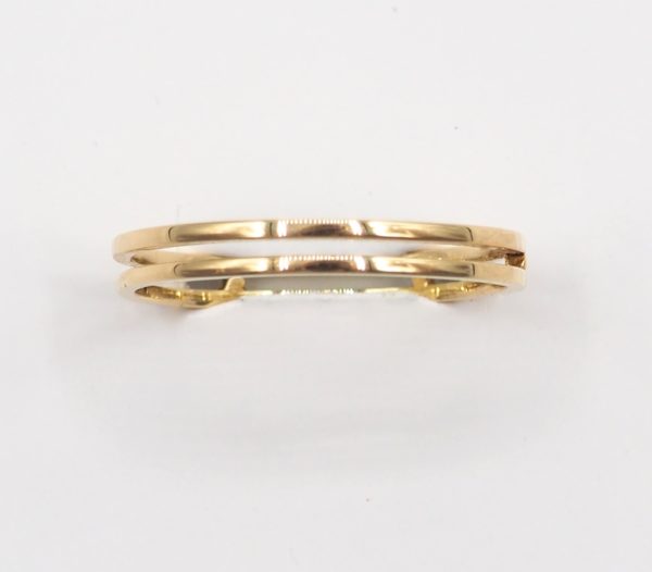 Alliance en or jaune 18 carats - Miroir