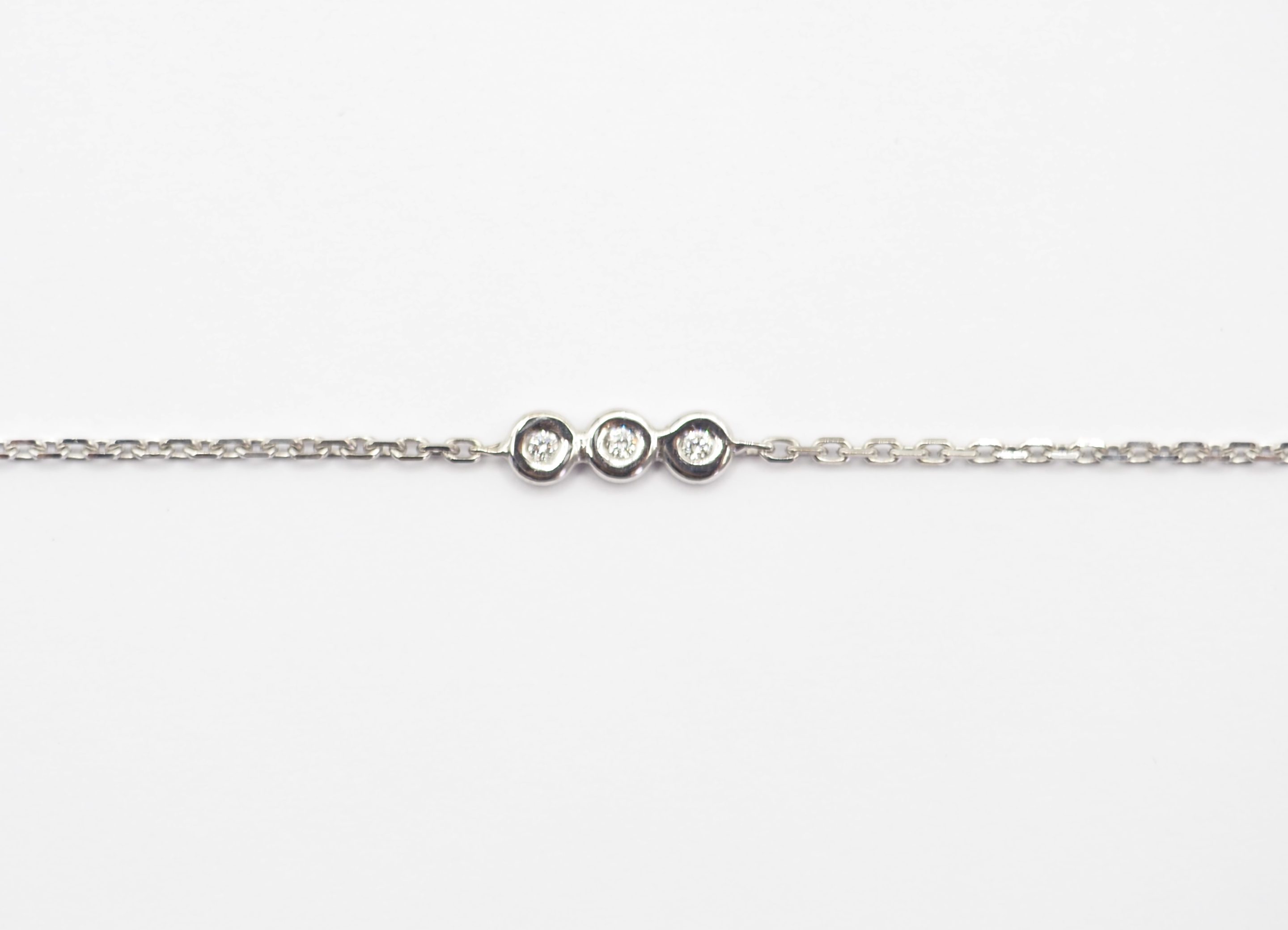 Bracelet Trio Diamants - Ottawa. – Image 2