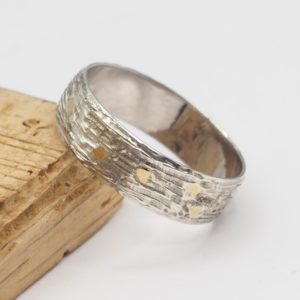 Alliance or blanc et jaune 18 carats - Eclat