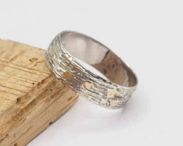 Alliance or blanc et jaune 18 carats - Eclat
