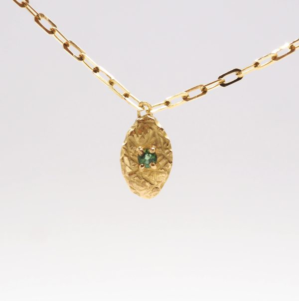 Collier or jaune - Collection papier Froissé – Image 2