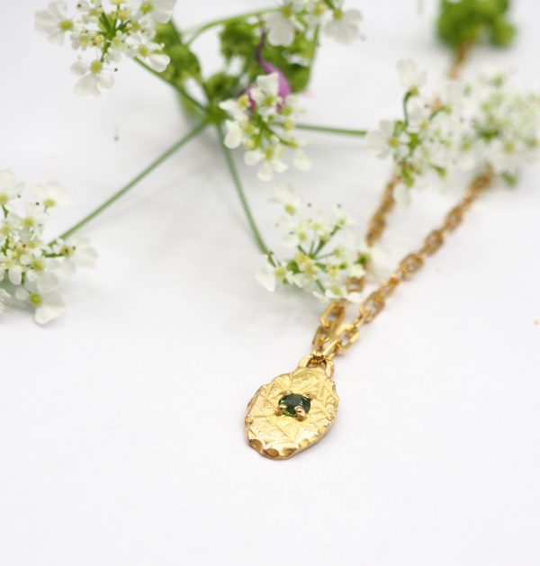 Collier or jaune - Collection papier Froissé